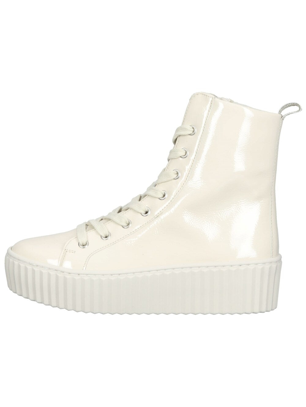 Gabor lace-up ankle boots, white