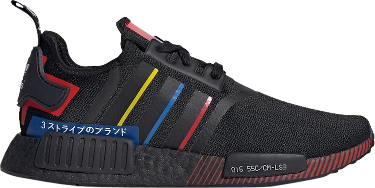 Adidas NMD_R1 'Olympic Pack - Black' sneakers, black