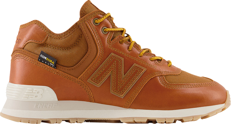 High top sneakers New Balance 574, orange