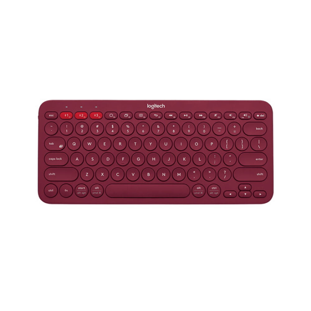 Wireless keyboard Logitech K380, English layout, red