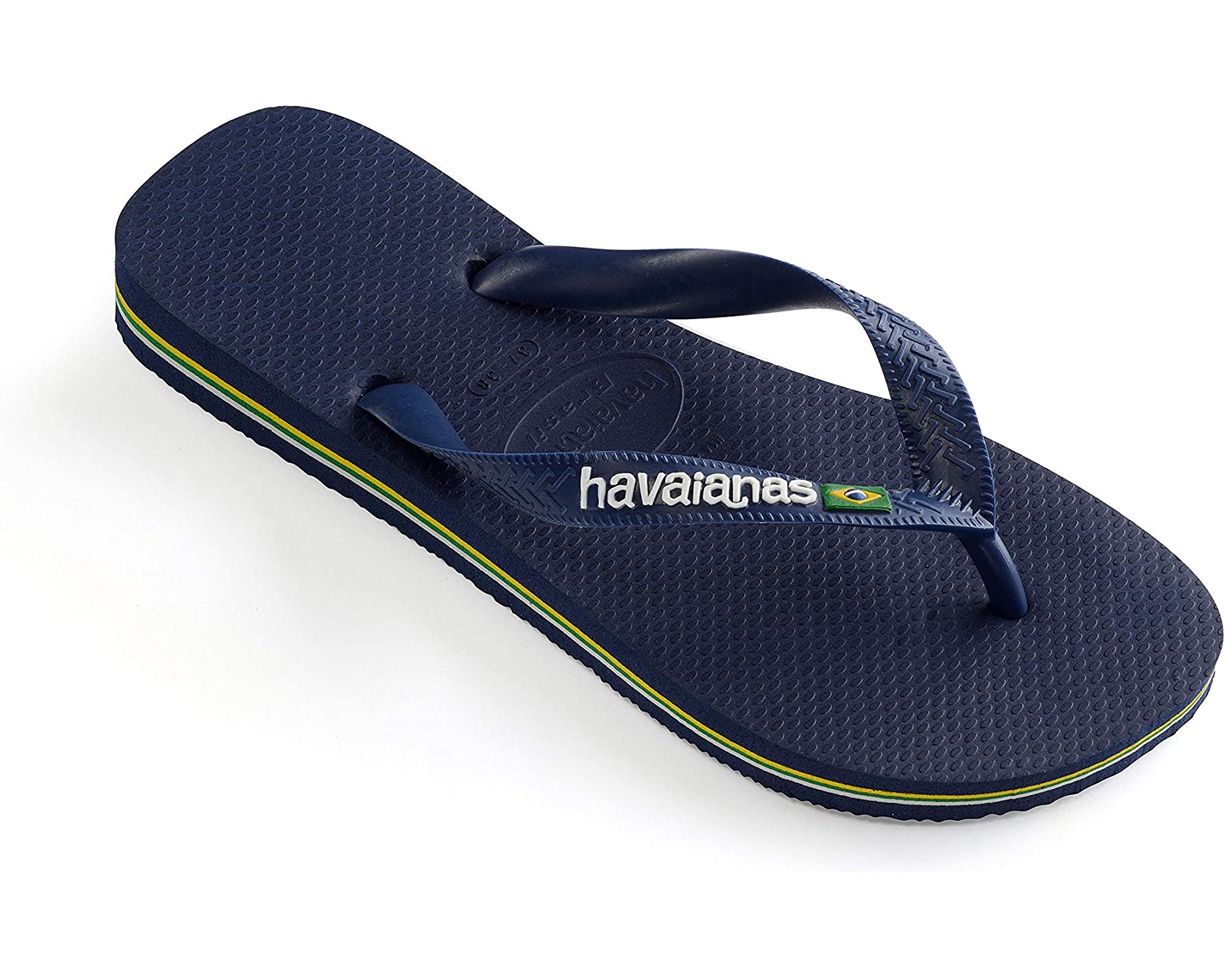 Brazil Logo Flip Flop Sandal Havaianas, blue