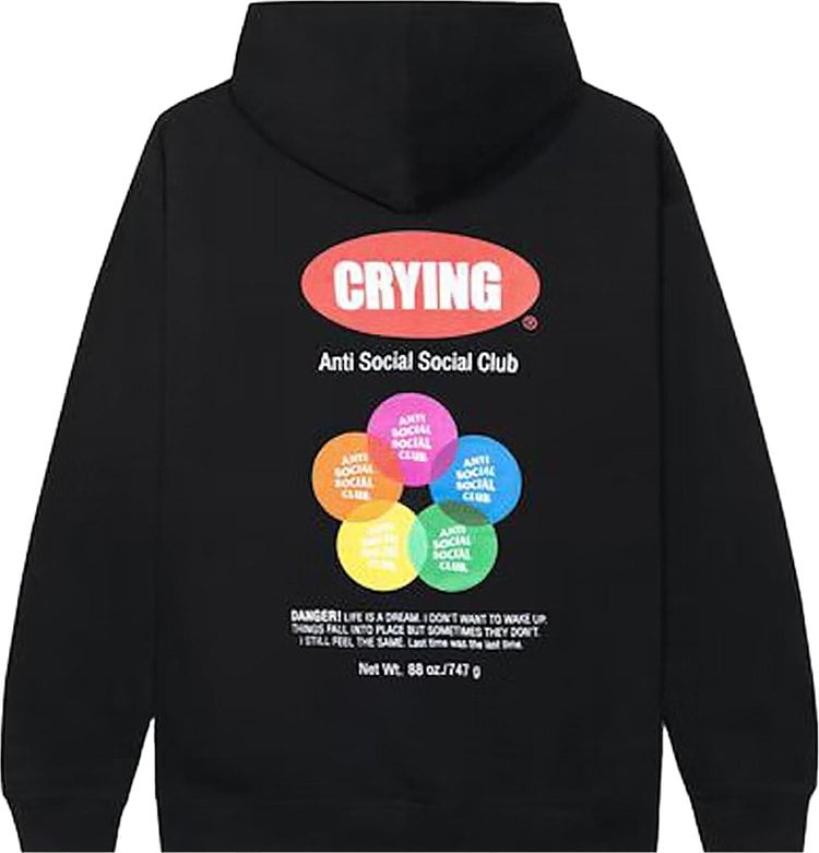 Anti Social Social Club Toy With Me Hoodie 'Black', black