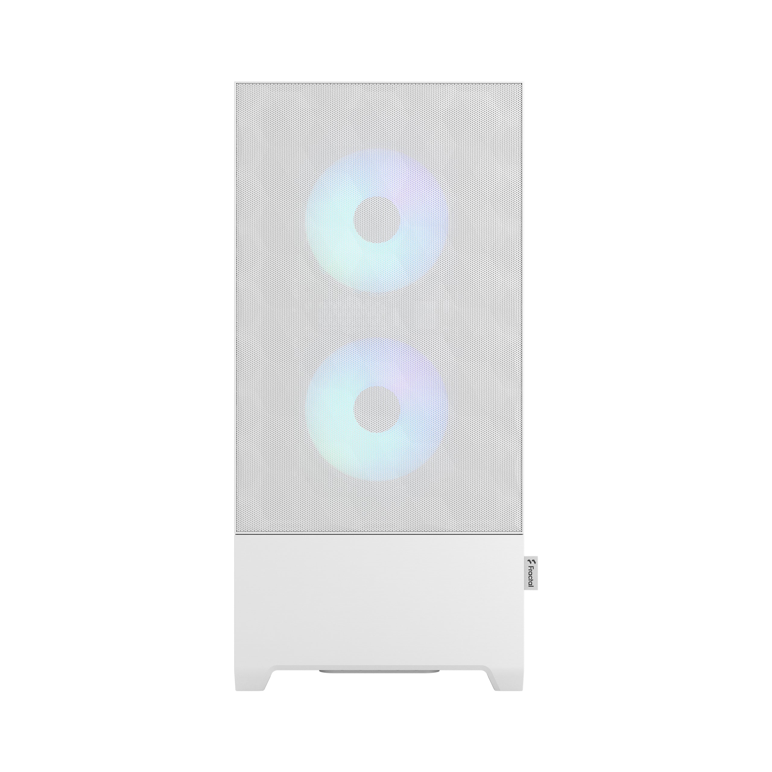 Fractal Design Pop Air RGB Case, Mid Tower, White, Clear Glass