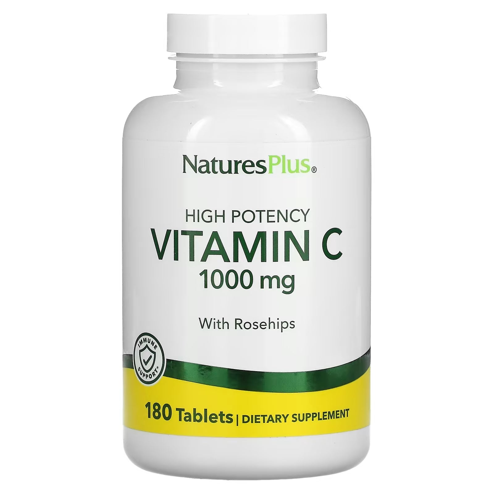 NaturesPlus Vitamin C, 180 tablets