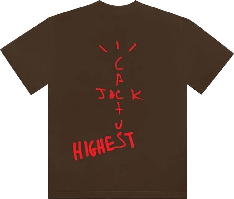 Cactus Jack by Travis Scott x Air Jordan Highest T-Shirt 'Brown', Brown