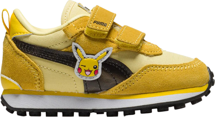 حذاء رياضي Puma Pokémon x Rider FV Infant Pikachu باللون الأصفر