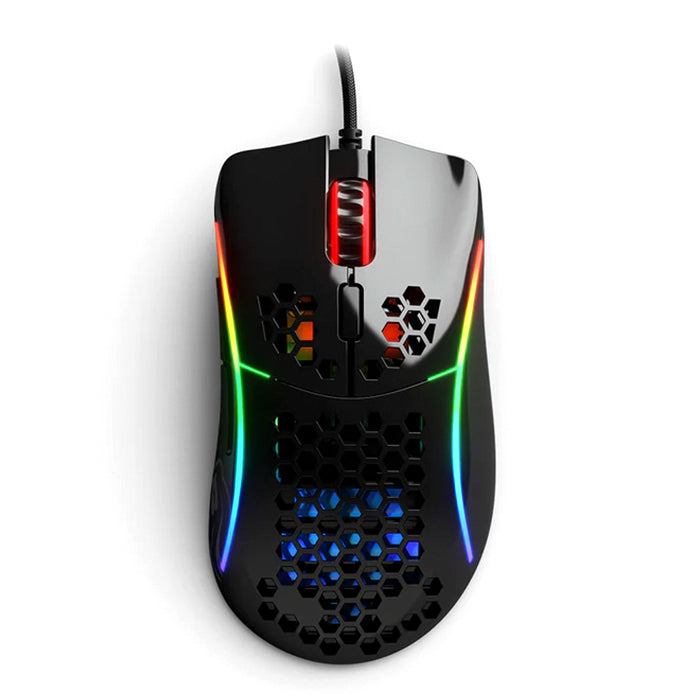 Wired gaming mouse Glorious Model D-Minus, glossy black