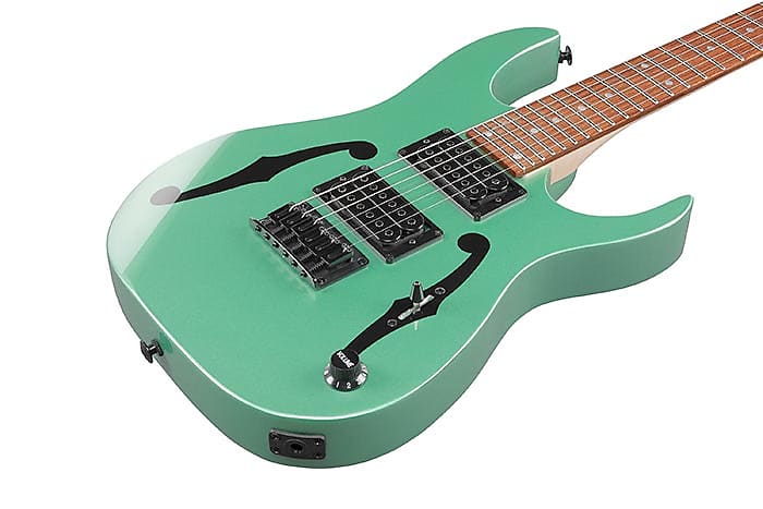 Electric guitar Ibanez Paul Gilbert Signature PGMM21 - light green metallic PGMMMGN Paul Gilbert Signature str Electric Guitar scale Me . . .