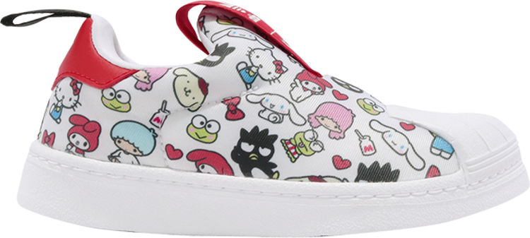 حذاء رياضي Adidas Hello Kitty x Superstar 360 C باللون الأبيض