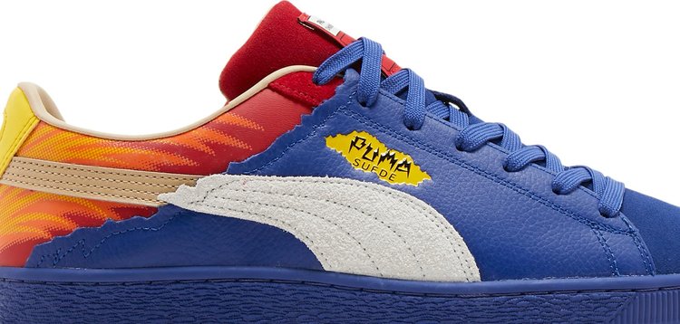 حذاء Puma Suede Layers - Firecracker، أزرق