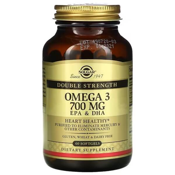 Omega-3 Solgar, 700 mg 60 capsules