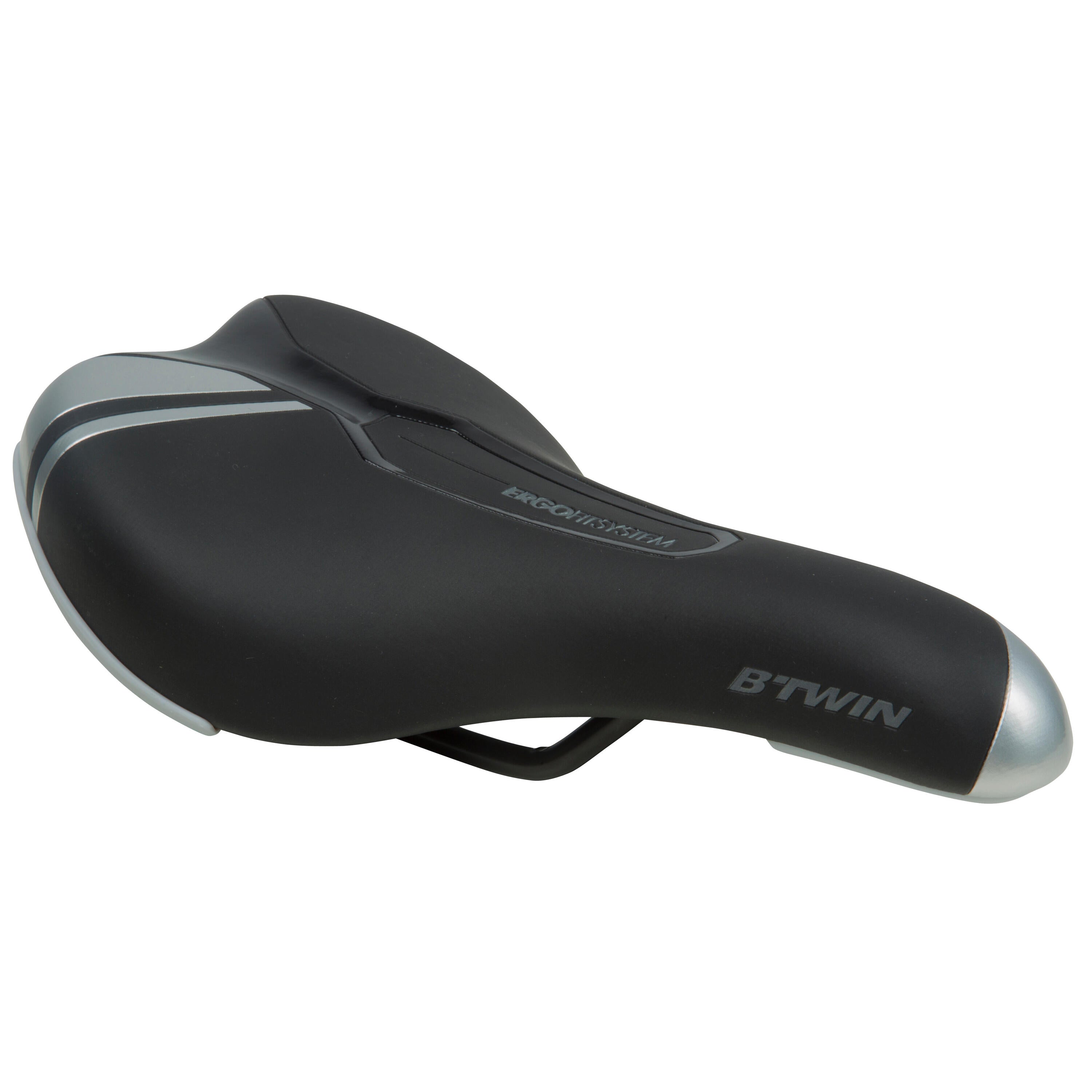 Saddle for children's bicycle black JUNIOR 500 SPORT 20/24" Decathlon