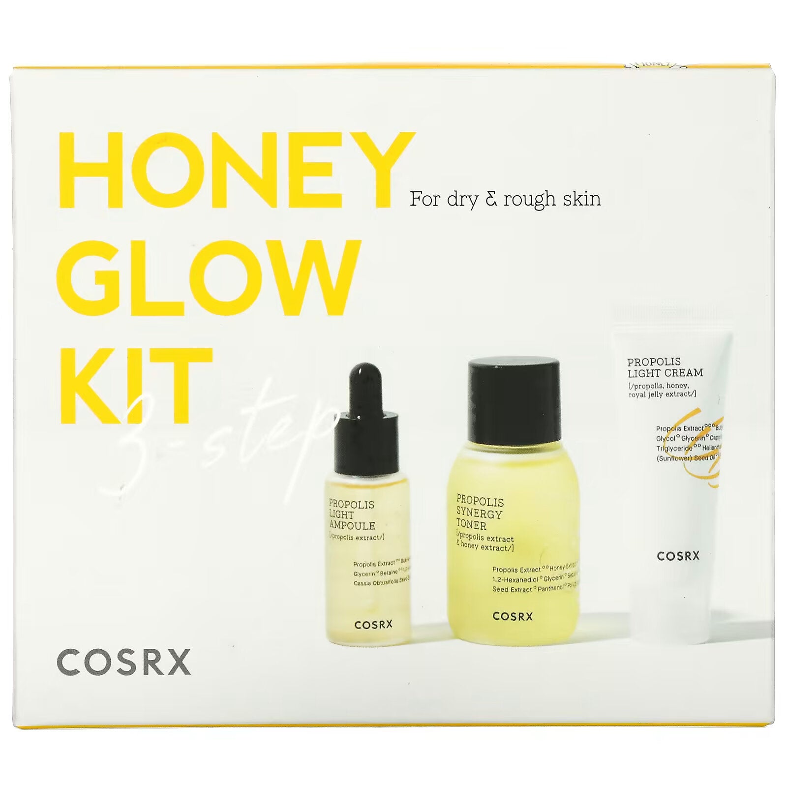 Cosrx, Honey Glow Kit, 3 Piece Set