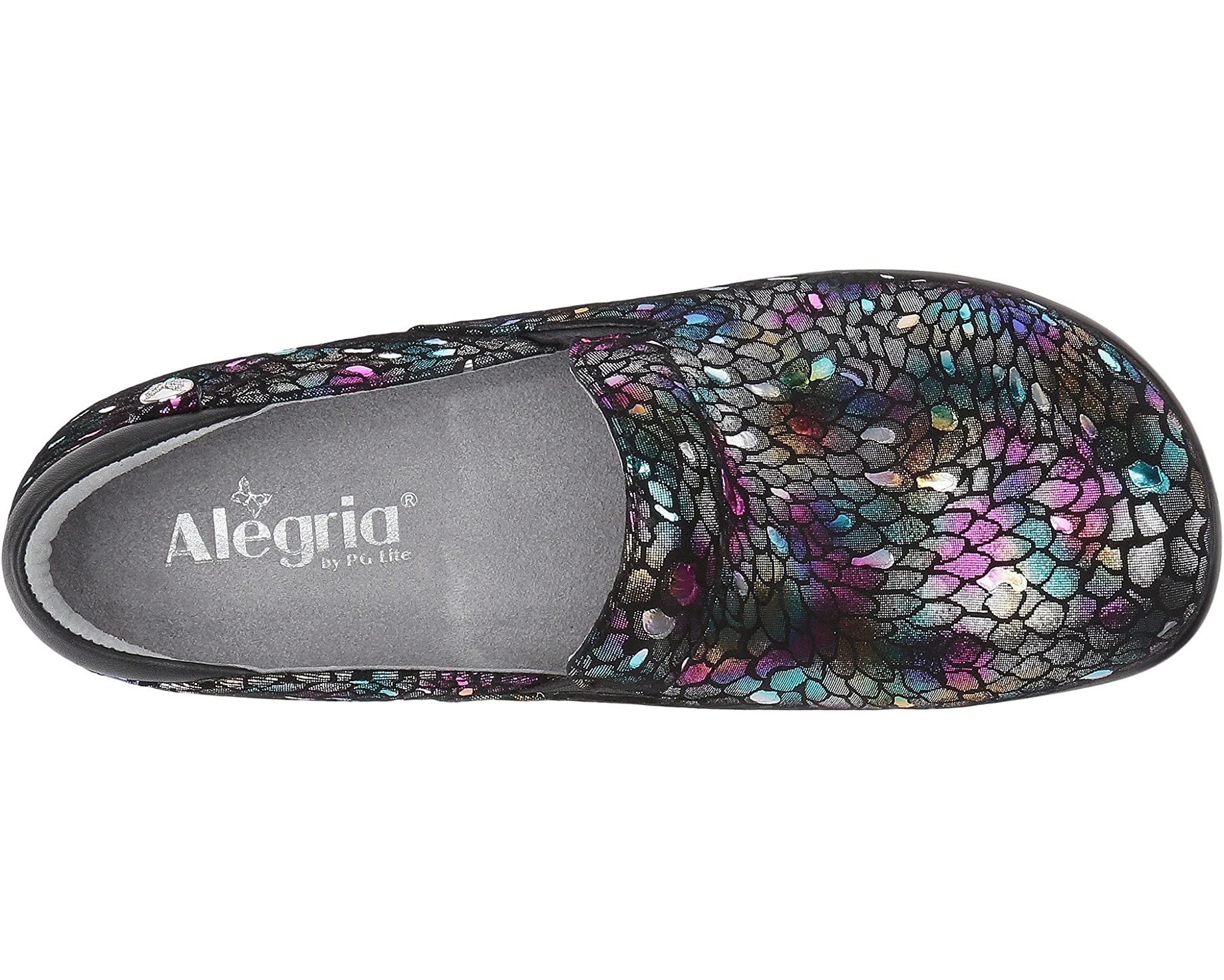 Keli Professional Alegria clogs, minnow rainbow