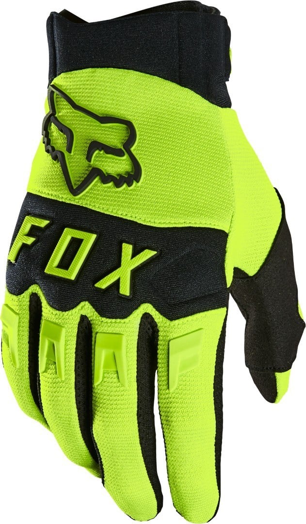 قفازات موتوكروس FOX Dirtpaw، أصفر/أسود