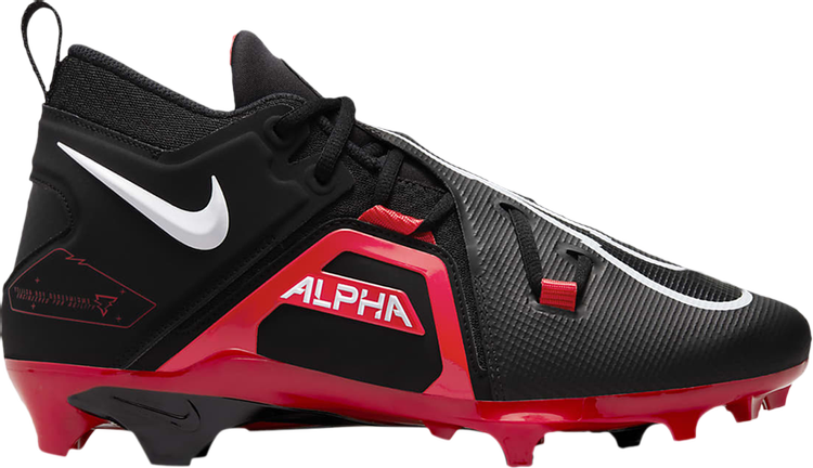 Nike Alpha Menace Pro 3 'Black University Red' Boots, Black