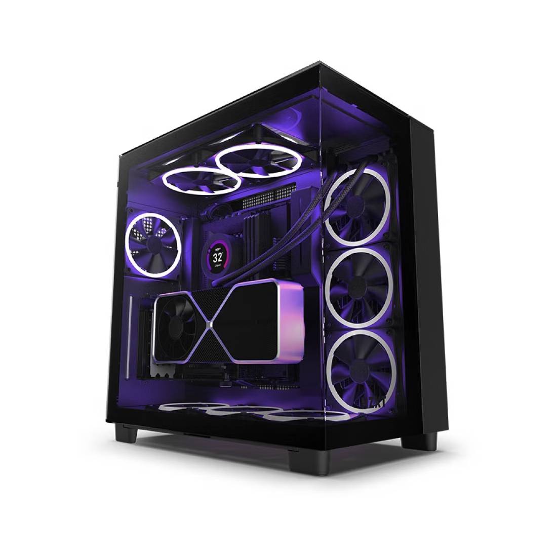 Case NZXT H9 Elite, ATX/Micro-ATX, Mid Tower, black