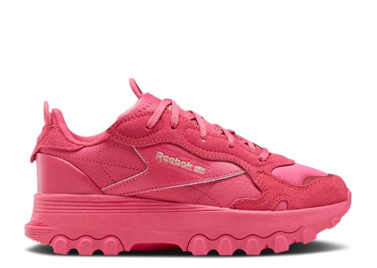 حذاء رياضي Reebok CARDI BX CLASSIC LEATHER BIG KID 'SEMI PURSUIT PINK' باللون الوردي