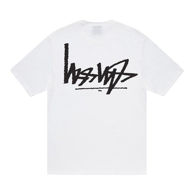 Stussy Flipped Tee 'White', white