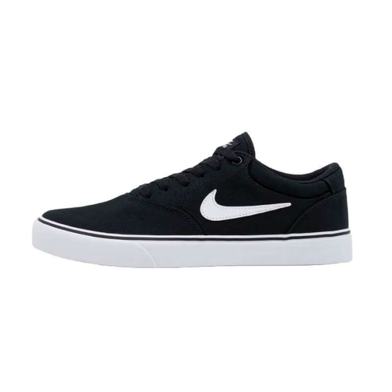 حذاء رياضي Nike SB Chron 2 للرجال، باللونين الأسود والأبيض