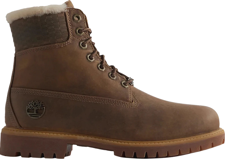 Kith x 6 Inch Premium Shearling Boot Wheat, Tan