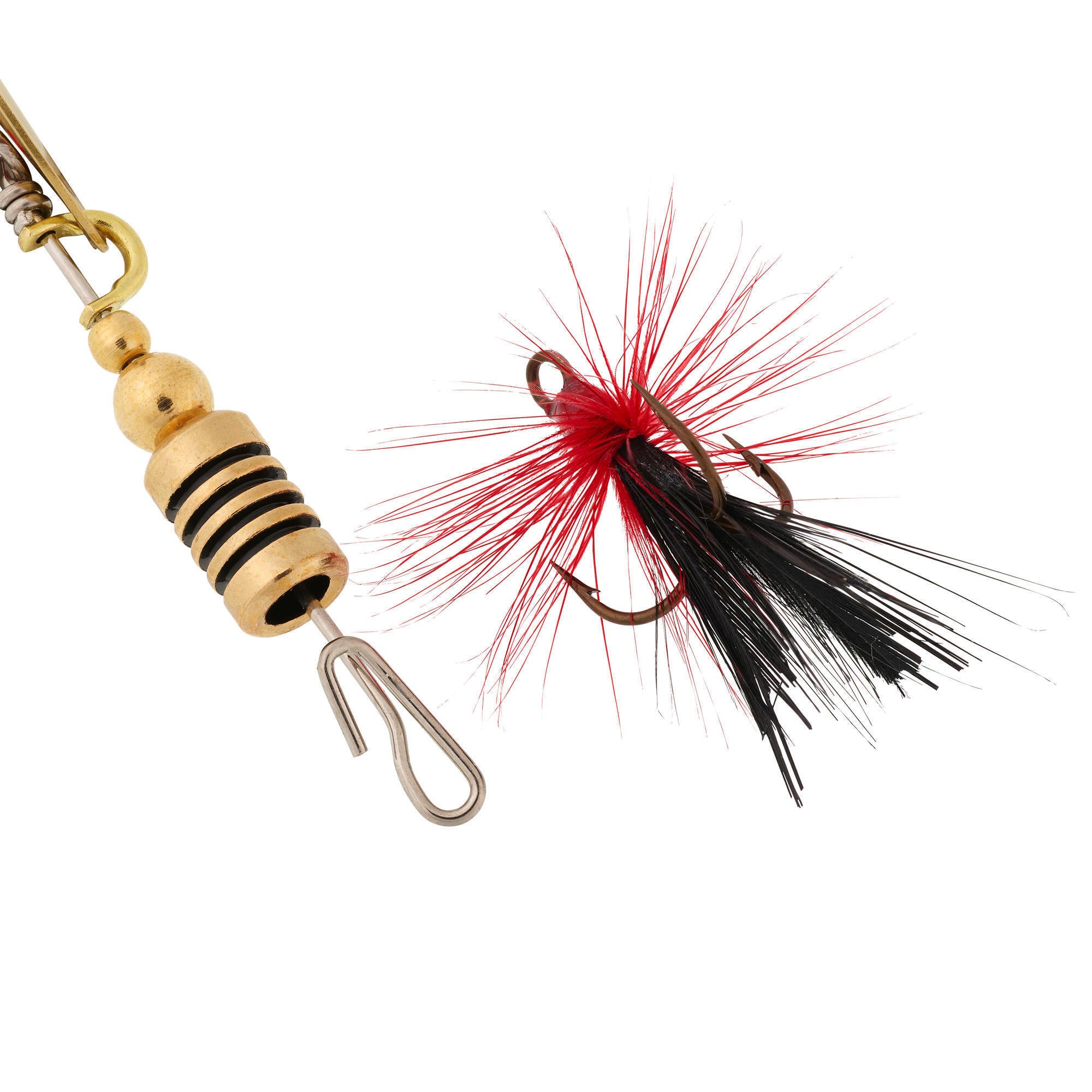 Spinner Weta F #1 gold/red dot CAPERLAN, neon yellow/red