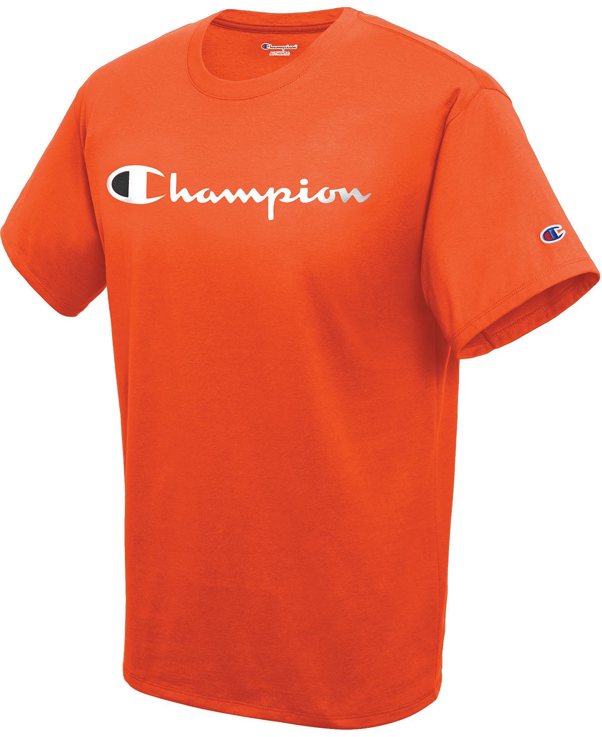 Men's Champion Logo T-Shirt, Orange