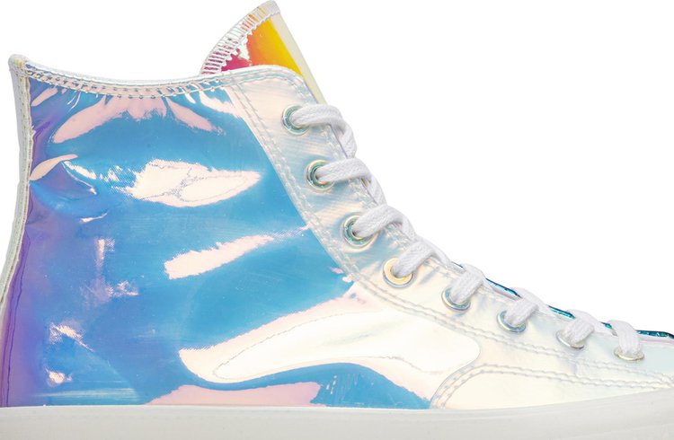 Converse Chuck Taylor All Star 70 Hi Iridescent Sneakers, Silver