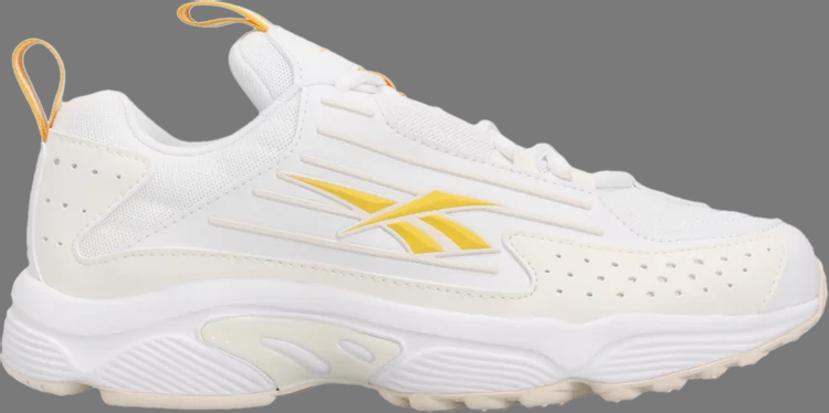 حذاء رياضي wmns dmx series 2200 'sams yellow' من Reebok، باللون الأبيض