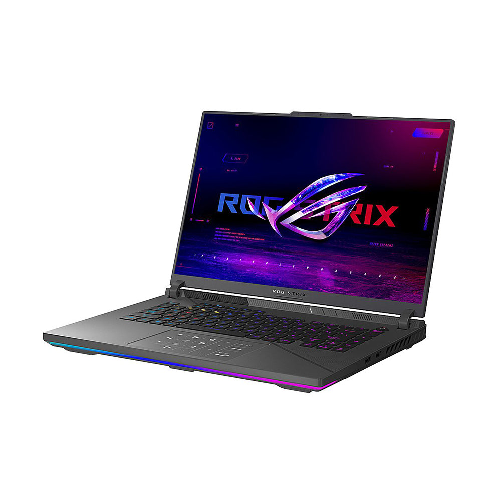 لابتوب ألعاب Asus ROG Strix G16 (2024)، 16 بوصة، 16 جيجابايت/1 تيرابايت، i9-14900HX، RTX 4060، لوحة مفاتيح إنجليزية رمادية