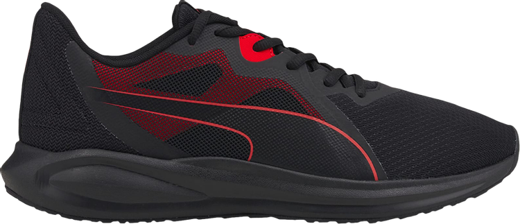 Sneakers Puma Twitch Runner Black High Risk Red, black