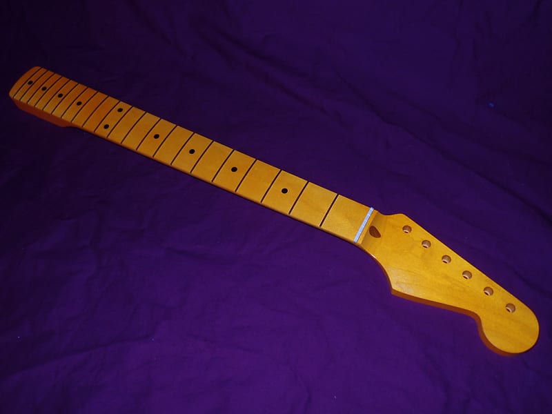 Jumbo Fret 9.5 Radius C Shape Stratocaster Allparts Fender Licensed Maple Neck Fender Licensed Stratocaster Neck