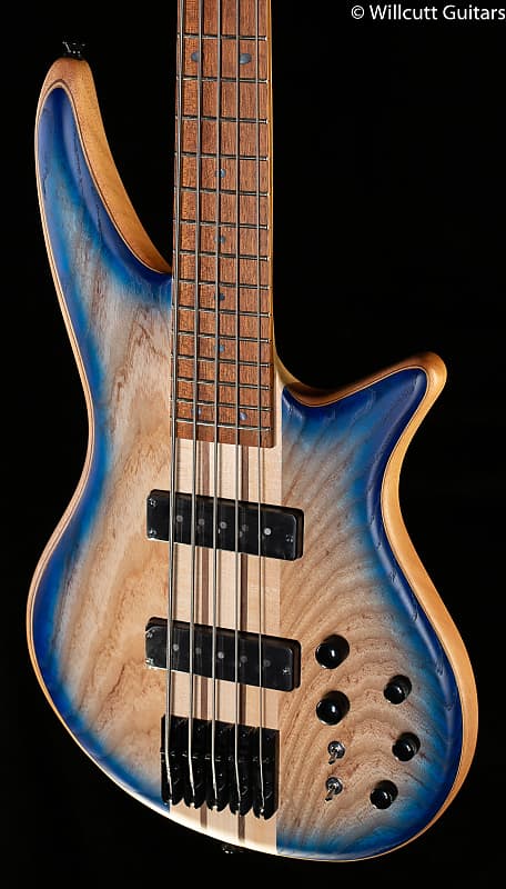 Jackson Pro Series Spectra Bass SBA V Caramelized Jatoba Fingerboard Blue Burst Bass (986)