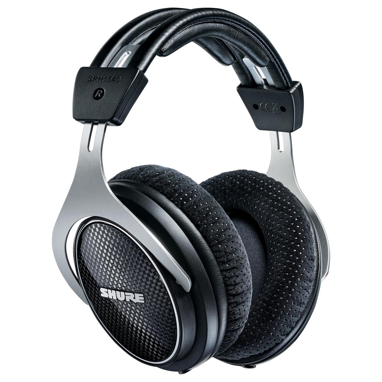 سماعات رأس Shure SRH1540 فوق الأذن، باللون الأسود