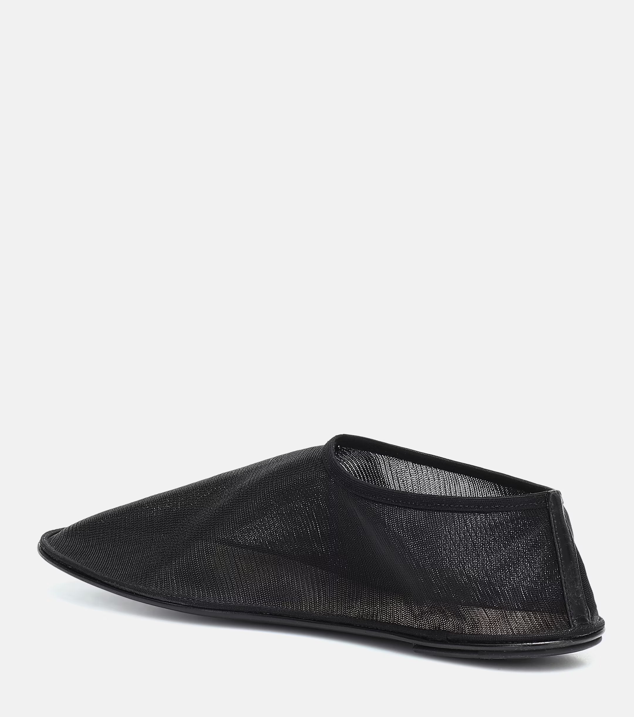 The Row ballet flats, black