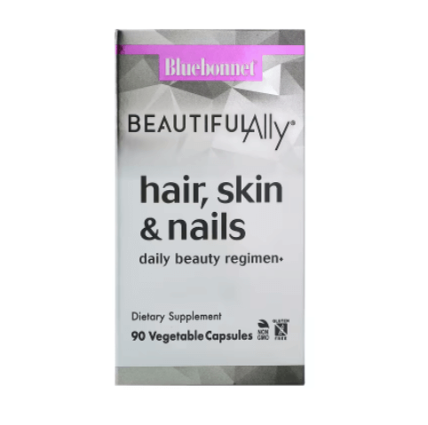 Hair Skin & Nails Beautiful Ally 90 Capsules Bluebonnet Nutrition