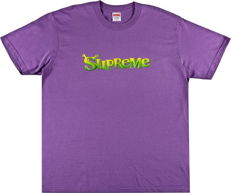 تي شيرت Supreme Shrek باللون الأرجواني