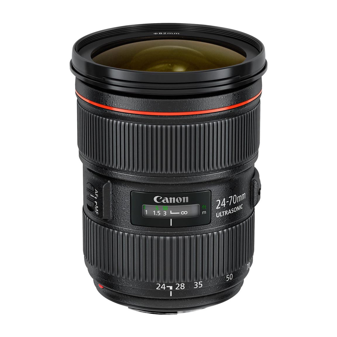 عدسة Canon EF 24-70mm f/2.8L II USM، باللون الأسود