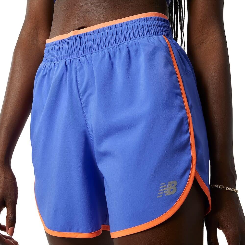 New Balance Women's Accelerate 5 Inch Short 20, blue