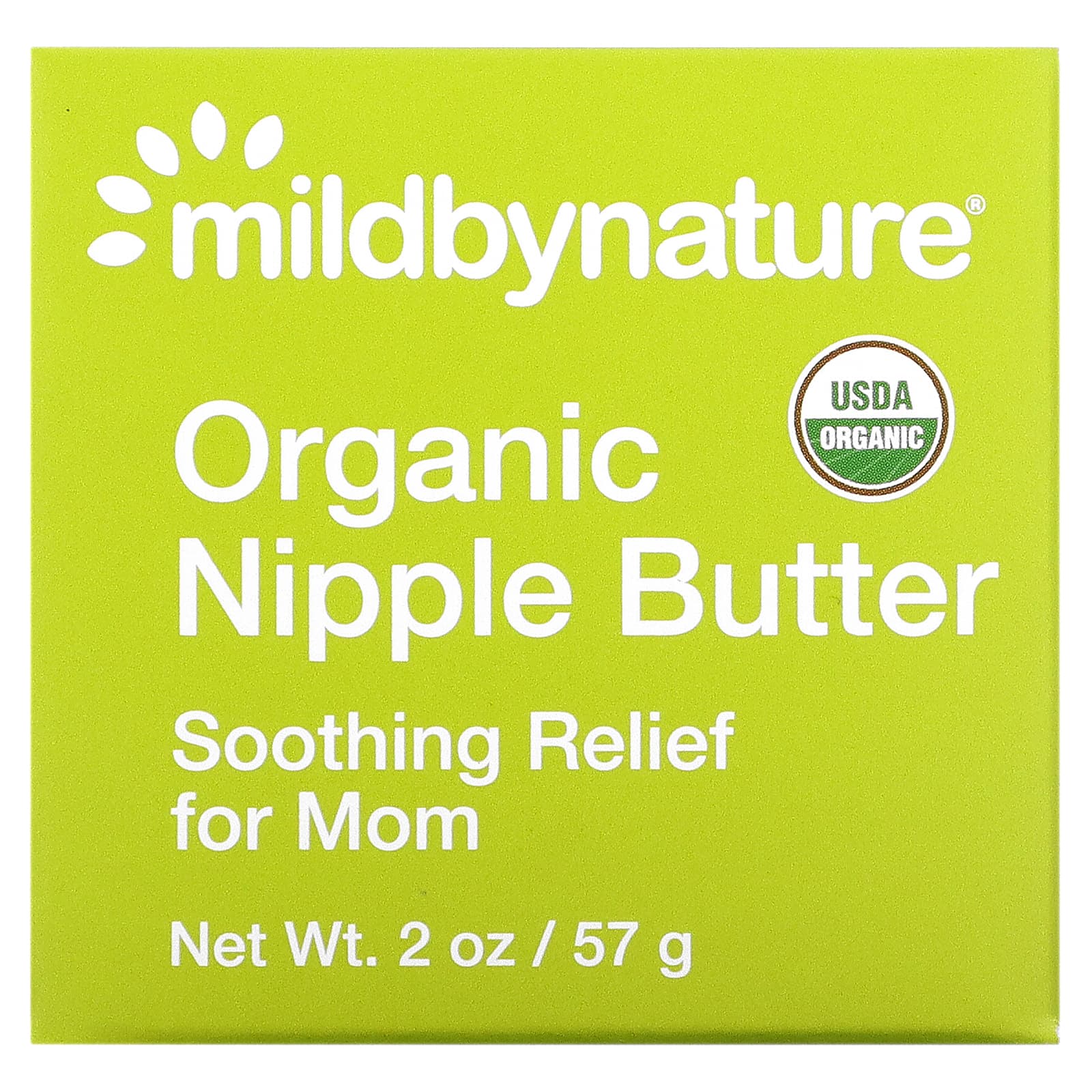 Organic Mild By Nature Nipple Oil, 57 g