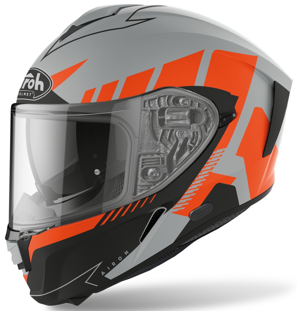 Airoh Spark Rise Helmet, Grey/Orange