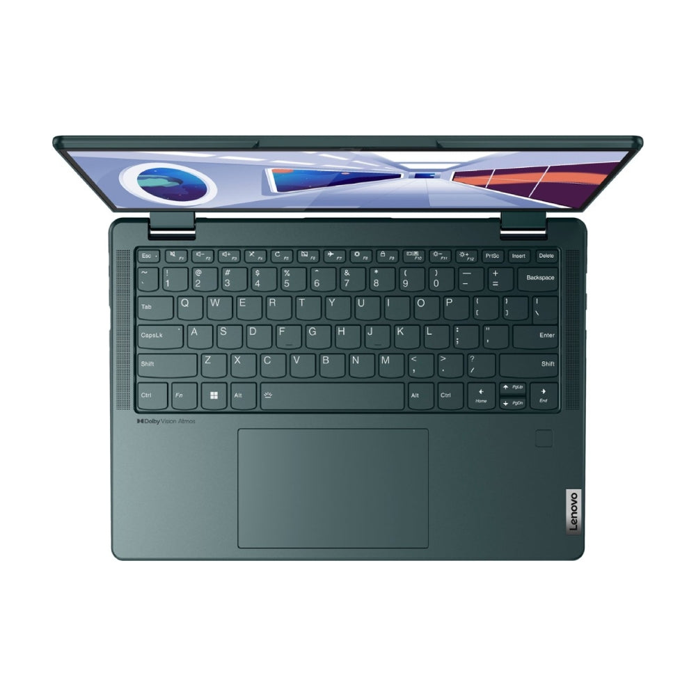 كمبيوتر محمول قابل للتحويل Lenovo Yoga 6 Gen 8، 13.3 بوصة، 16 جيجابايت/512 جيجابايت، R7-7730U، AMD Radeon، لوحة مفاتيح إنجليزية خضراء