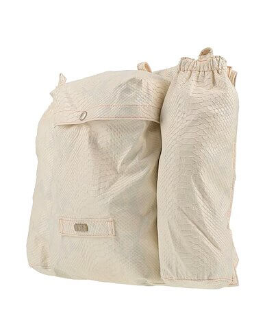 Leather backpack GCDS, light beige