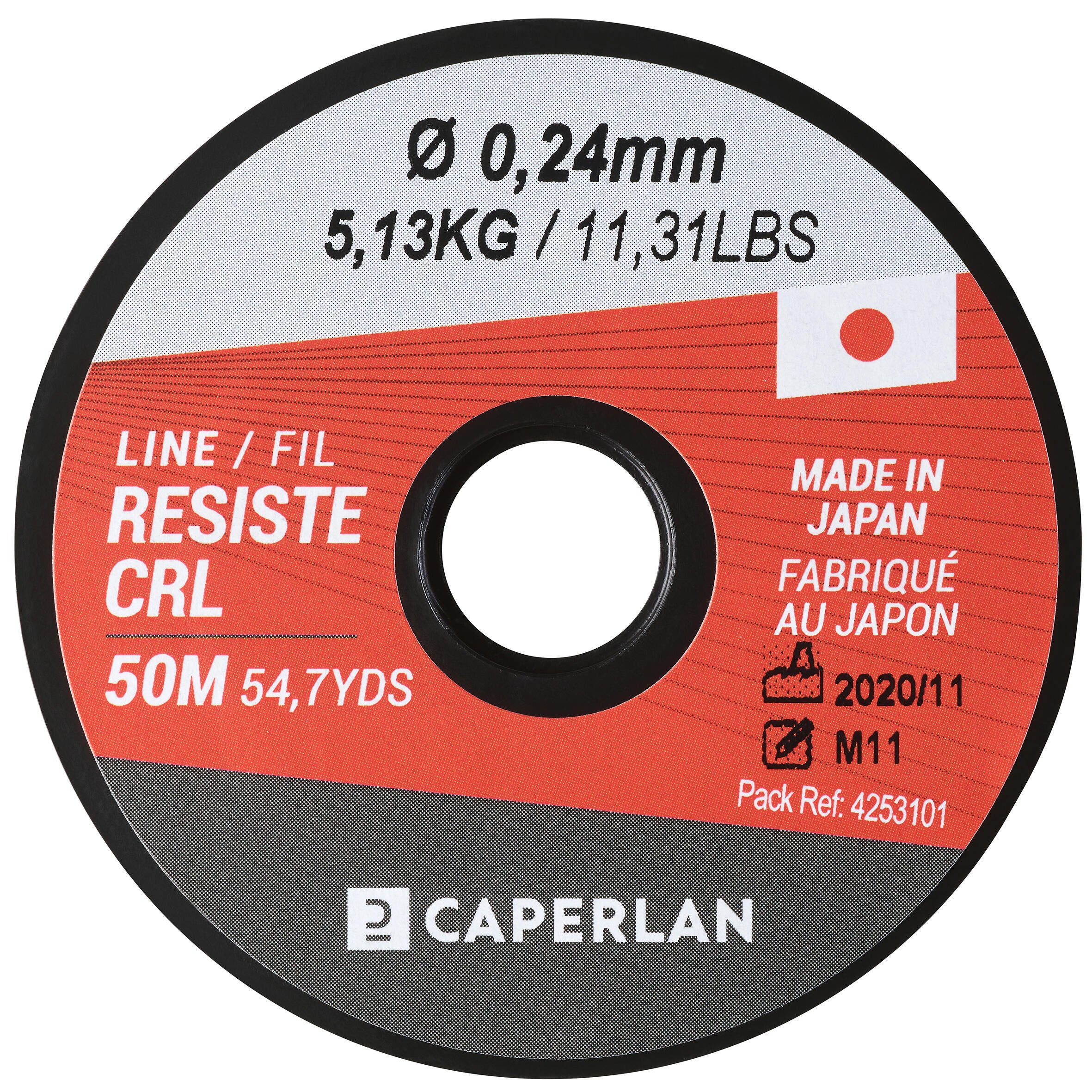 Main line Line Resist CRL 50 M 0.08 mm CAPERLAN