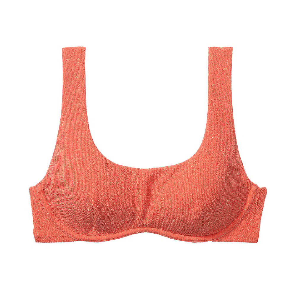 Victoria's Secret Pink The Wave bikini top, coral