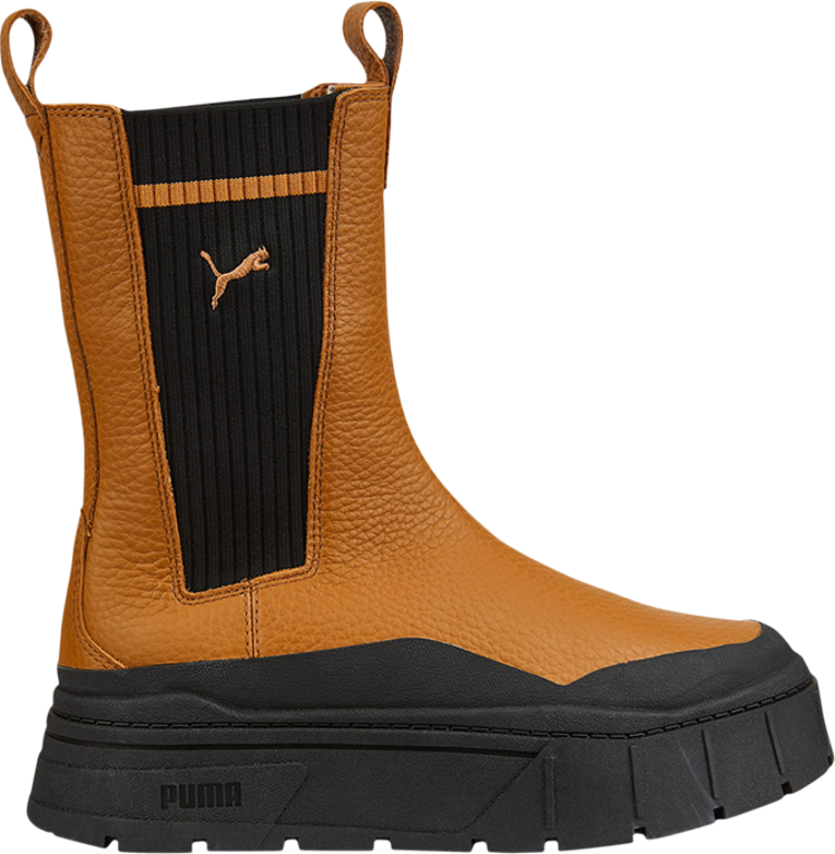 Sneakers Puma Wmns Mayze Stack Chelsea Boot Desert Tan, brown