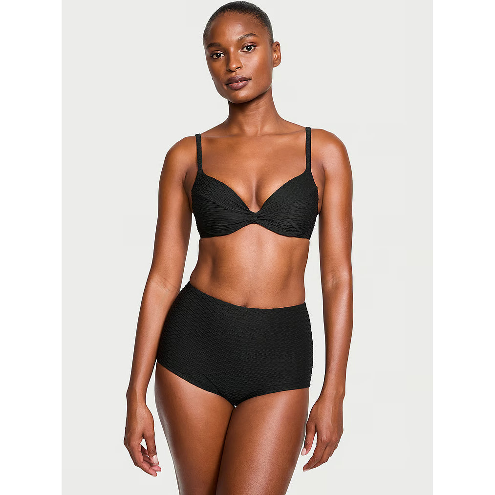 Victoria's Secret Swim Mix & Match Twist Push-Up Bikini Top, black