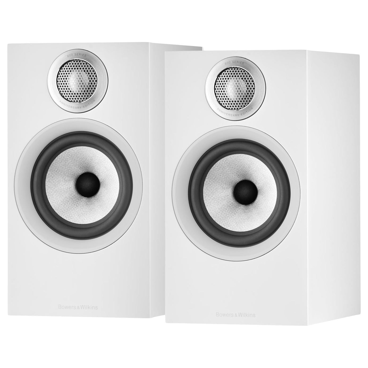 Bookshelf speakers Bowers & Wilkins 607 Anniversary Edition, 2 pcs, matte white