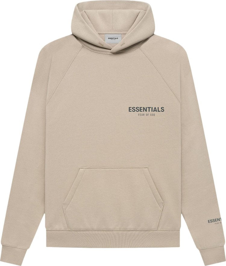 Fear of God Essentials Pullover Hoodie 'String', Tan