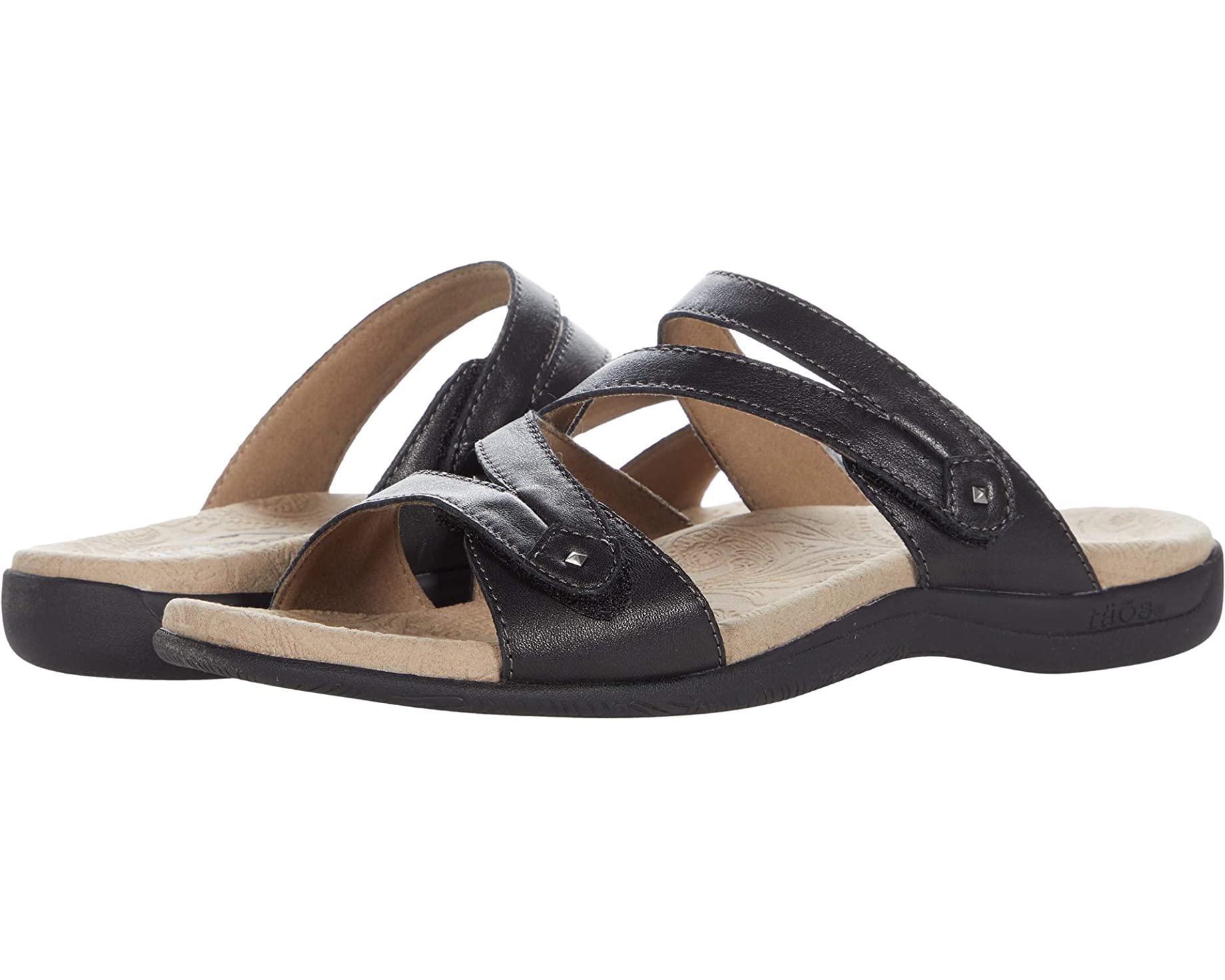 Double U Taos Footwear Sandals, Black